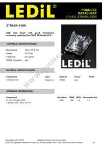 C11425_STRADA-T-DW Datasheet Cover