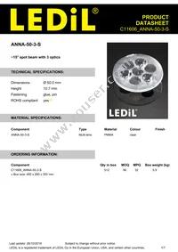 C11606_ANNA-50-3-S Datasheet Cover