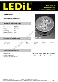 C11612_ANNA-50-5-S Datasheet Cover
