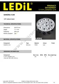 C11814_SANDRA-12-M Datasheet Cover