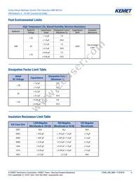 C1206C106K4PACTU Datasheet Page 4