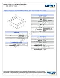 C1206C107M9PACTU Datasheet Cover