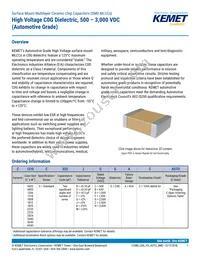 C1206C221KCGACAUTO Datasheet Cover