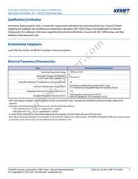 C1206C221KCGACAUTO Datasheet Page 5