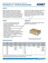 C1206C225J8RACTU Datasheet Cover