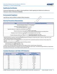 C1206C225J8RACTU Datasheet Page 3