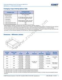 C1206C226K8PACTU Datasheet Page 2