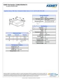 C1206C475K5PACTU Datasheet Cover