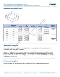 C1206C562G3HACAUTO Datasheet Page 4