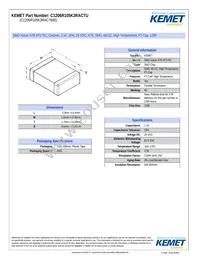 C1206R105K3RAC7800 Datasheet Cover