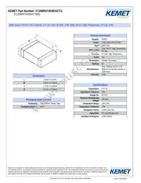 C1206R474K5RAC7800 Datasheet Cover