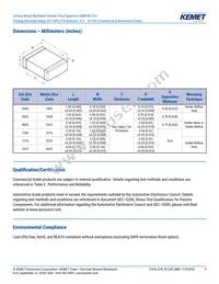 C1206S223K2RACTU Datasheet Page 4