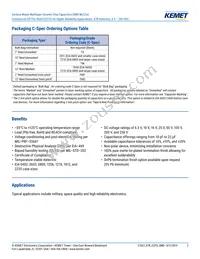 C1206T225K4RCLTU Datasheet Page 2