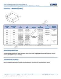 C1206T225K4RCLTU Datasheet Page 3