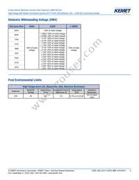 C1206X102JBGACAUTO Datasheet Page 6