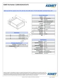 C1206X103JAGACAUTO Datasheet Cover