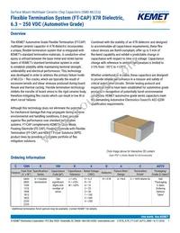 C1206X104K2RACAUTO Datasheet Cover