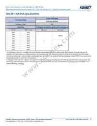 C1206X300JDGACTU Datasheet Page 11