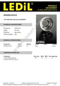 C12084_BROOKE-SCR-W Datasheet Cover