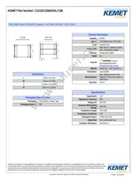 C1210C105M1R2L7186 Datasheet Cover