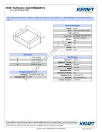 C1210H272JDGACTU Datasheet Cover