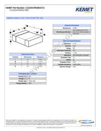 C1210X475K5RACTU Datasheet Cover