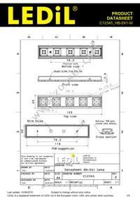 C12345_HB-5X1-W Datasheet Page 2