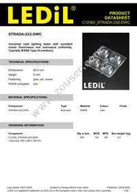 C12362_STRADA-2X2-DWC Datasheet Cover