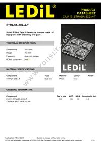 C12419_STRADA-2X2-A-T Datasheet Cover