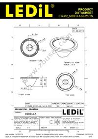 C12482_MIRELLA-50-W-PIN Datasheet Page 2