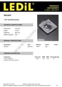 C12491_SIRI-DIFF Datasheet Cover