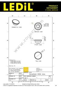 C12500_MIRA-M Datasheet Page 2