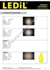 C12501_MIRA-W Datasheet Page 3