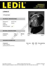 C12597_LENINA-S Datasheet Cover