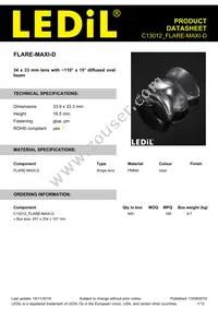 C13012_FLARE-MAXI-D Datasheet Cover