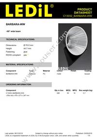 C13032_BARBARA-WW Datasheet Cover