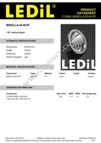 C13086_MIRELLA-50-M-PF Datasheet Cover