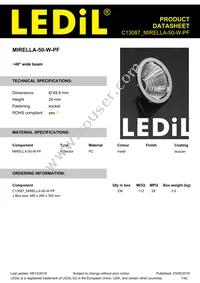 C13087_MIRELLA-50-W-PF Datasheet Cover