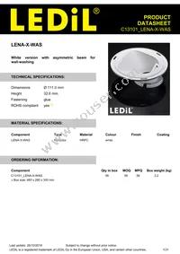 C13101_LENA-X-WAS Datasheet Cover