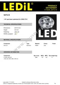 C13234_SATU-S Datasheet Cover