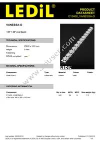 C13460_VANESSA-O Datasheet Cover