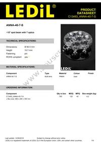 C13483_ANNA-40-7-S Datasheet Cover