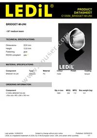 C13556_BRIDGET-M-UNI Datasheet Cover