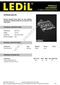 C13604_STRADA-2X2-FN Datasheet Cover