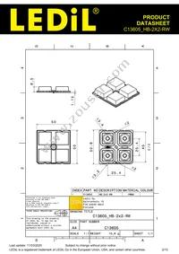 C13605_HB-2X2-RW Datasheet Page 2