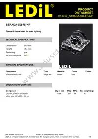 C13757_STRADA-SQ-FS-NP Datasheet Cover