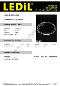 C14169_LENA-CLEAR-LENS Datasheet Cover