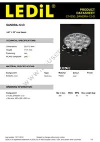 C14250_SANDRA-12-O Datasheet Cover