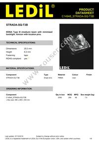 C14948_STRADA-SQ-T3B Datasheet Cover