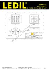 C14960_FLORENTINA-2X2-SHD-WHT Datasheet Page 2